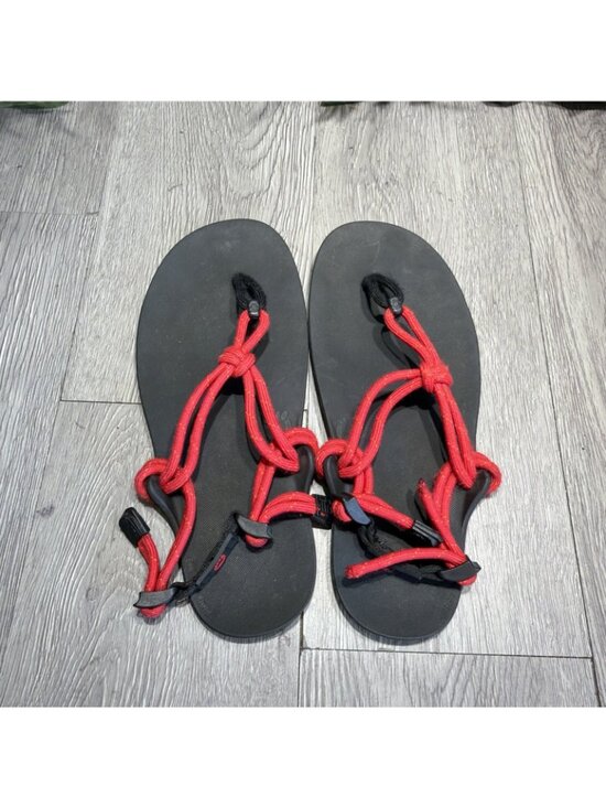 Xero Shoes Genesis Barefoot Sandals Red Lightweight Slip On Men\'s Size 8 main image 4